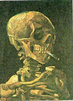 Смерть с сигаретой / худ. В. Ван Гог