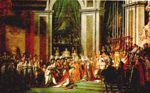 Коронация Наполеона / худ. Жак Луи Давид