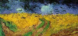 Вороны над ржаным полем / худ. В. Ван Гог