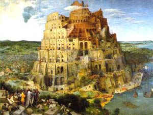 Вавилонская башня / худ. П. Брейгель